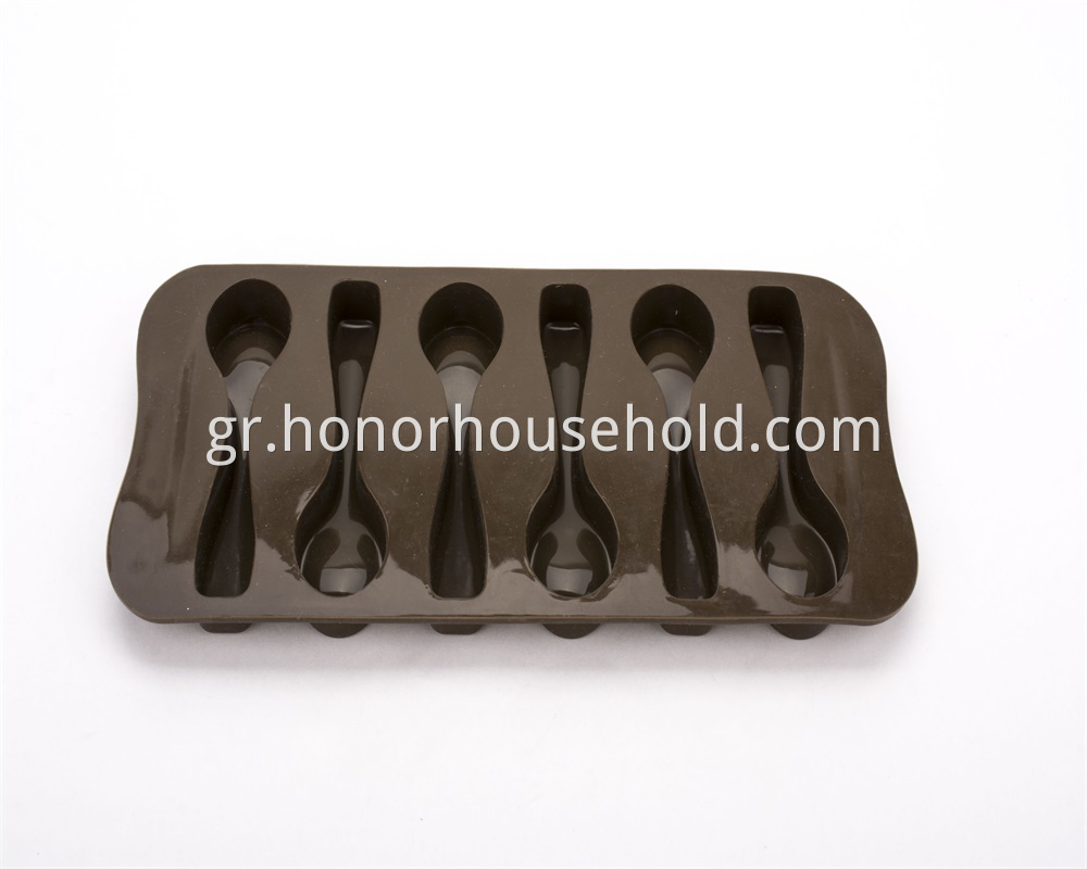 LD-C0004 DIY Cake Mold BPA Δωρεάν καυτές πωλήσεις σιλικόνης κέικ καλούπια κουταλιού σχήματος σιλικόνης κέικ καλούπια